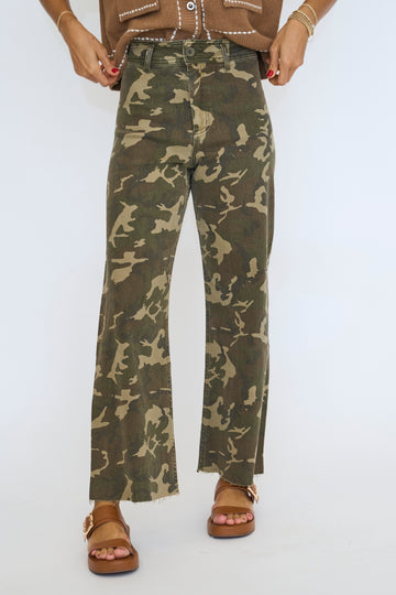 Camo Maggie Wide Leg Pants