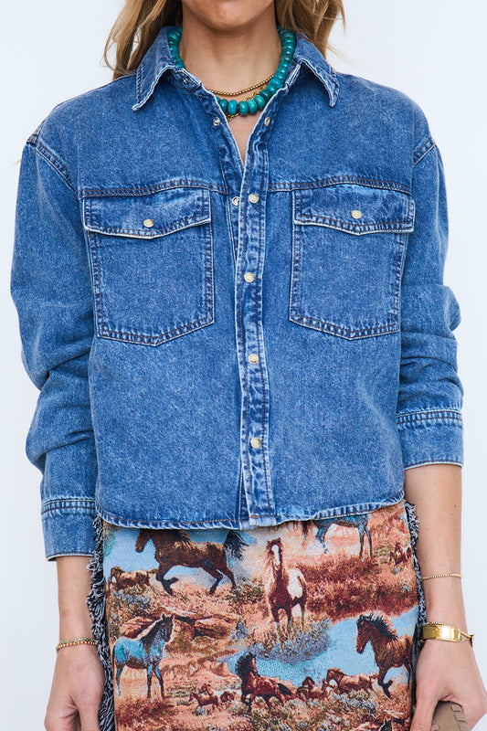 Judith Denim Top