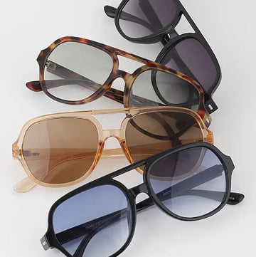 Classic Tinted Aviator Sunglasses