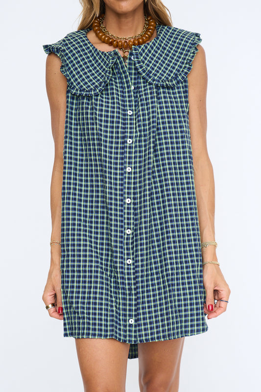 Belle Checkered Mini Dress