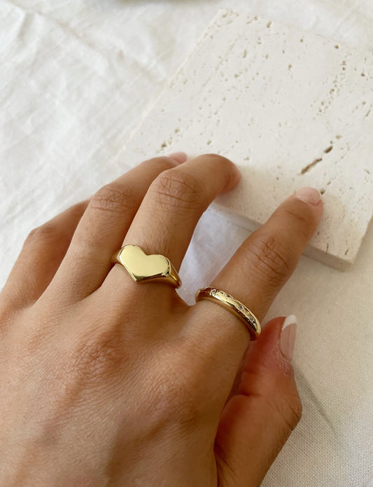 Heart Signet Ring