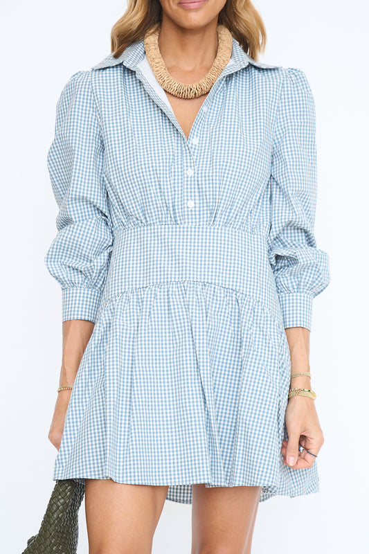 Graham Gingham Shirt Dress