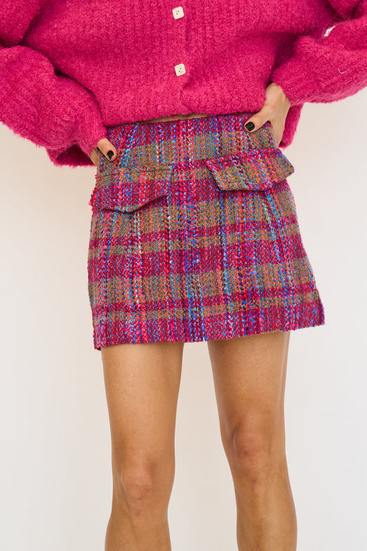 Violette Tweed Skirt