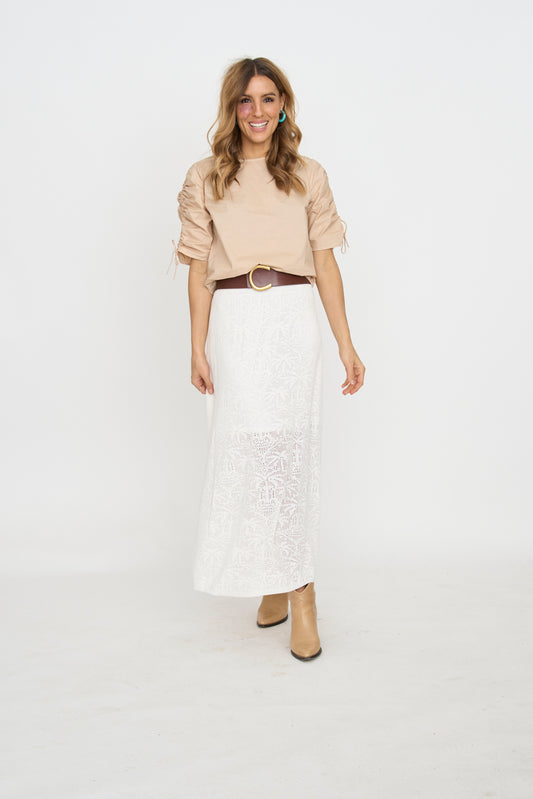 Palm Knit Maxi Skirt