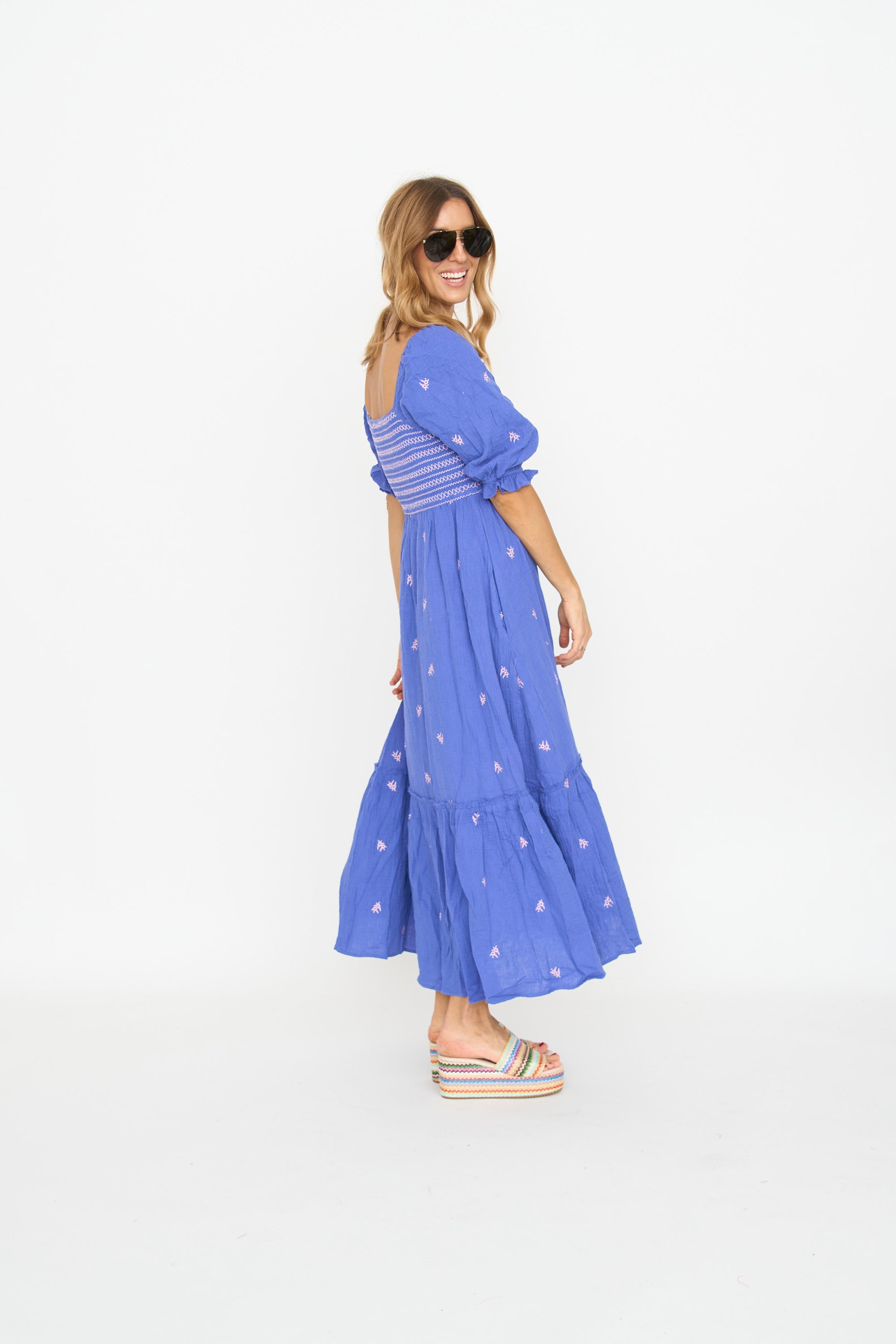 Sibbie Embroidered Maxi Dress