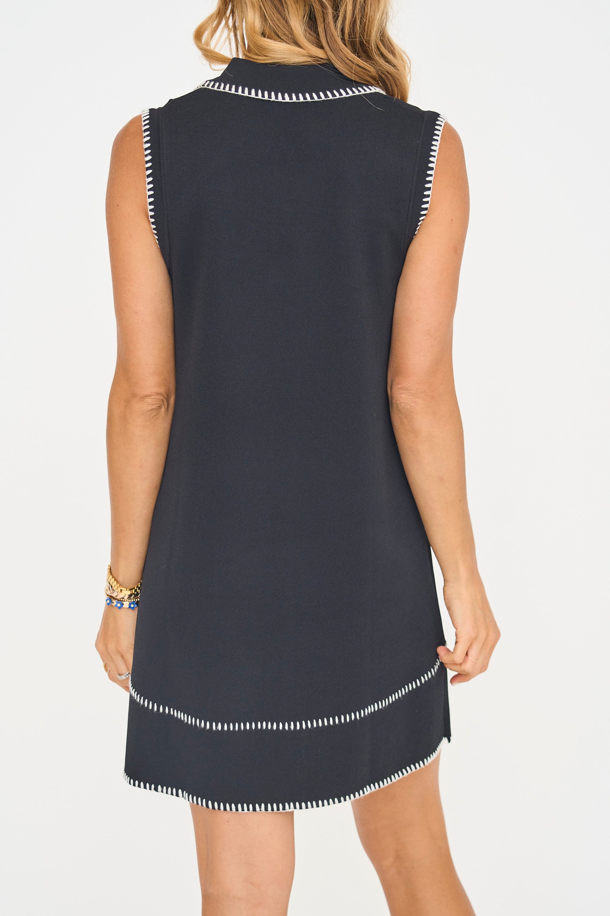 Polo Knit Mini Dress