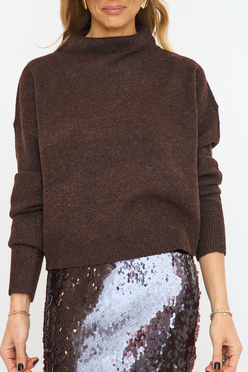Mock Neck Daily Sweater