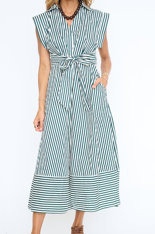Adeline Stripe Maxi Dress