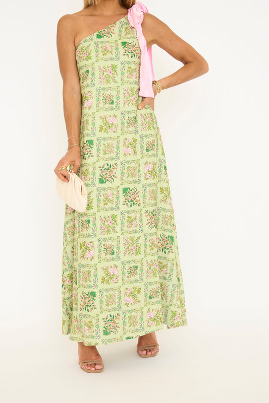 One Shoulder Garden Party Dress