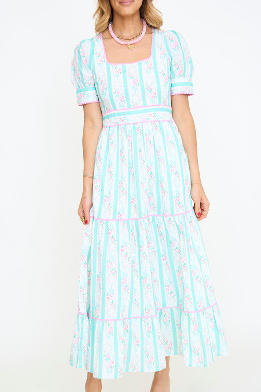 Evelyn Mint Midi Dress
