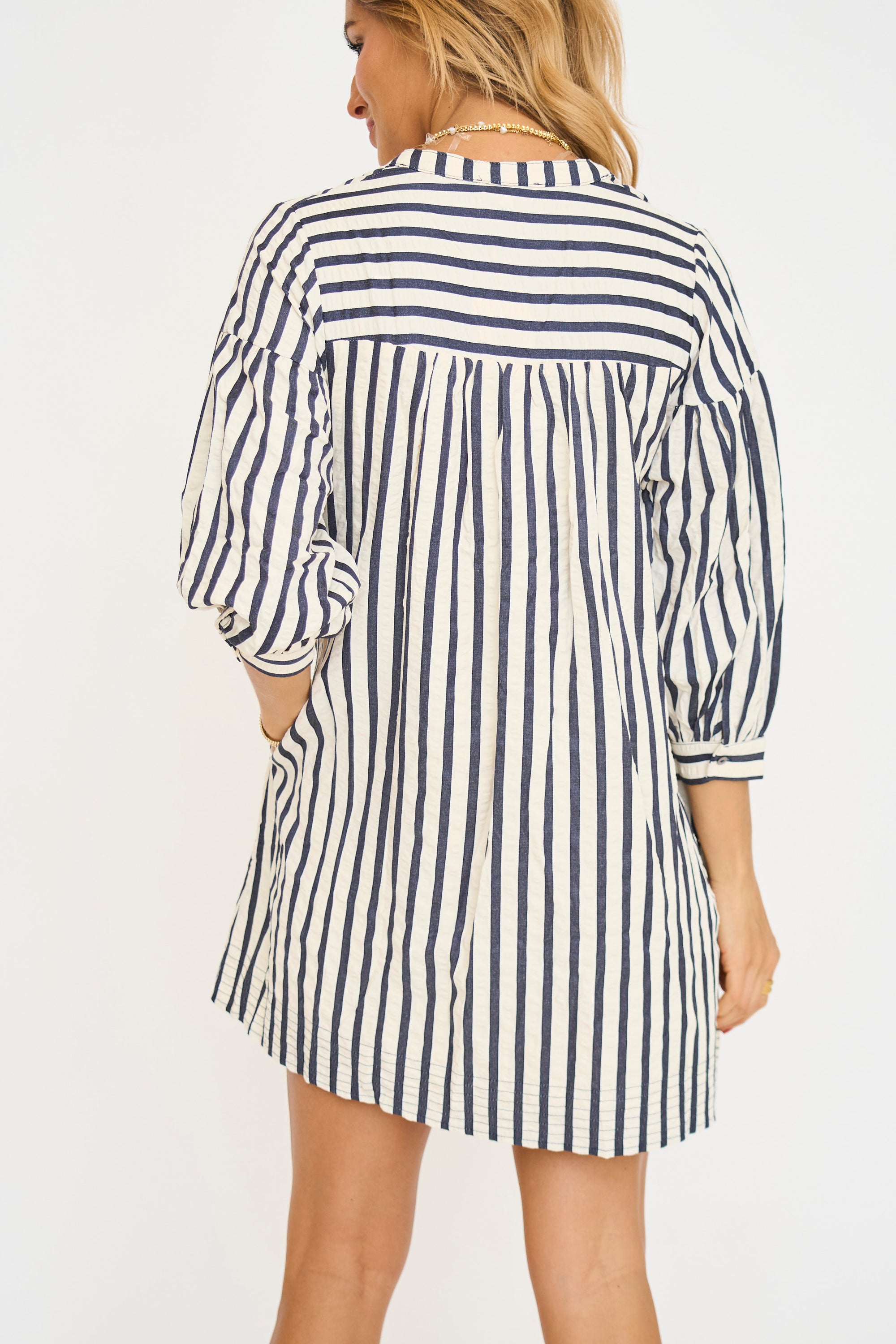 Kacey Stripe Mini Dress