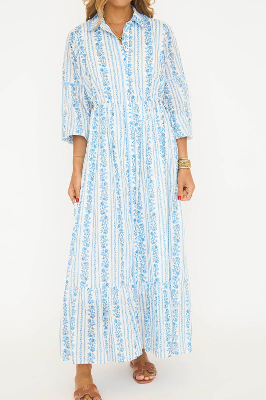 Laura Button Down Maxi Dress
