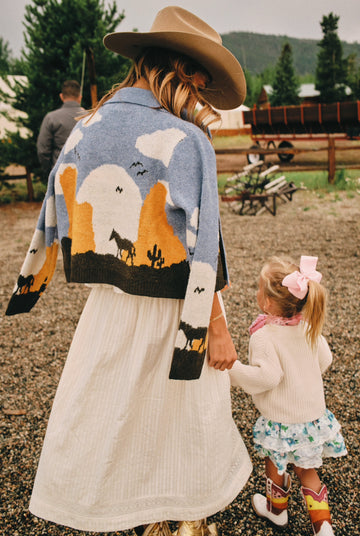 Knit Horse Cardigan