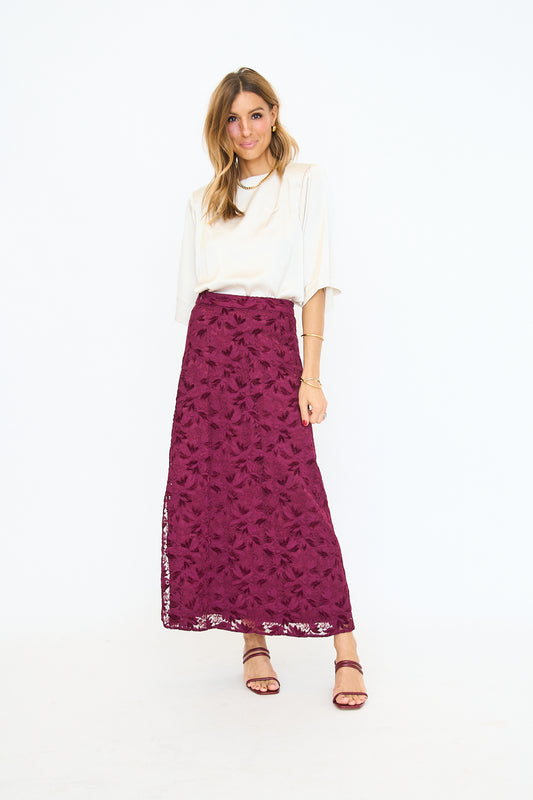 Bordeaux Hebert Skirt