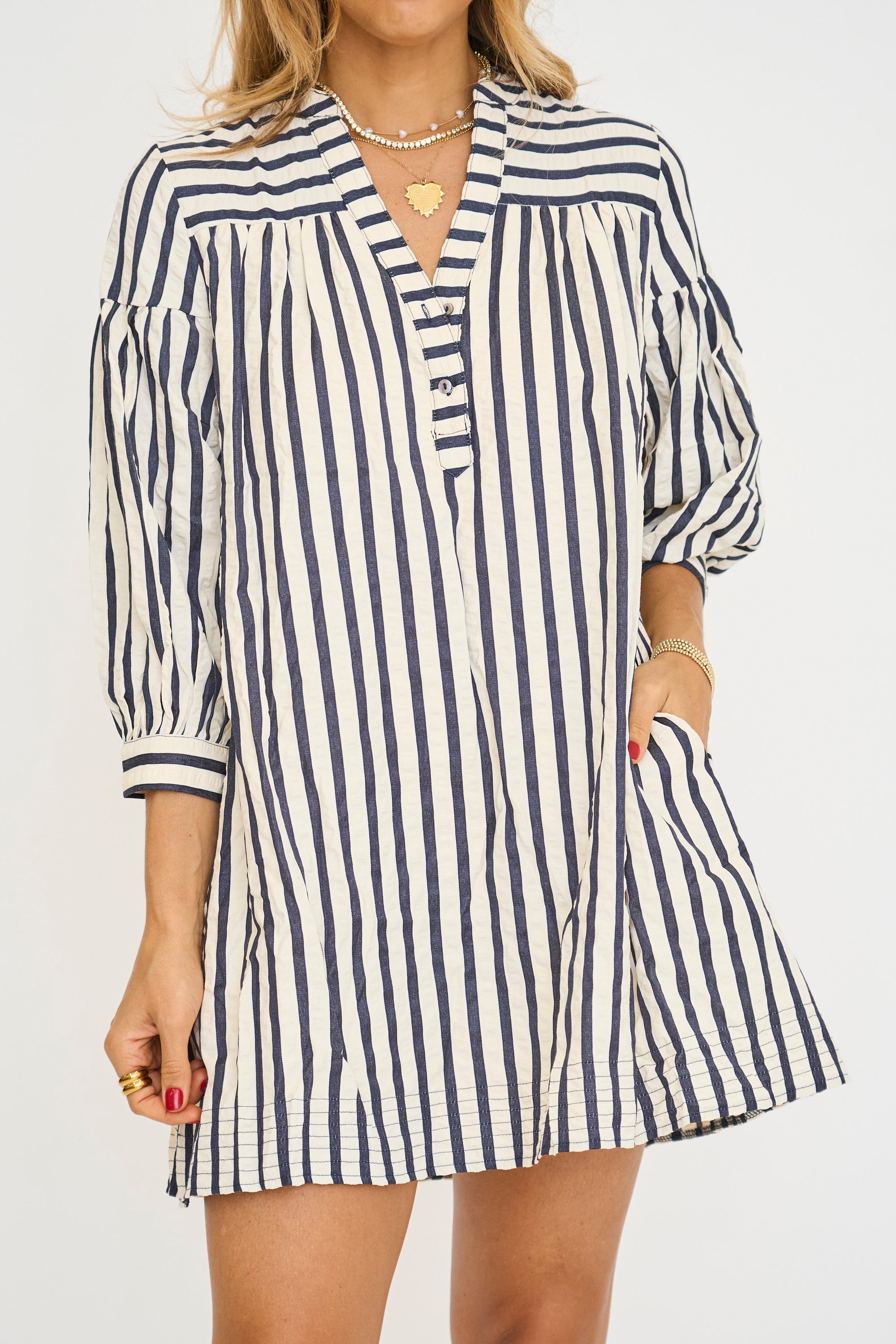 Kacey Stripe Mini Dress