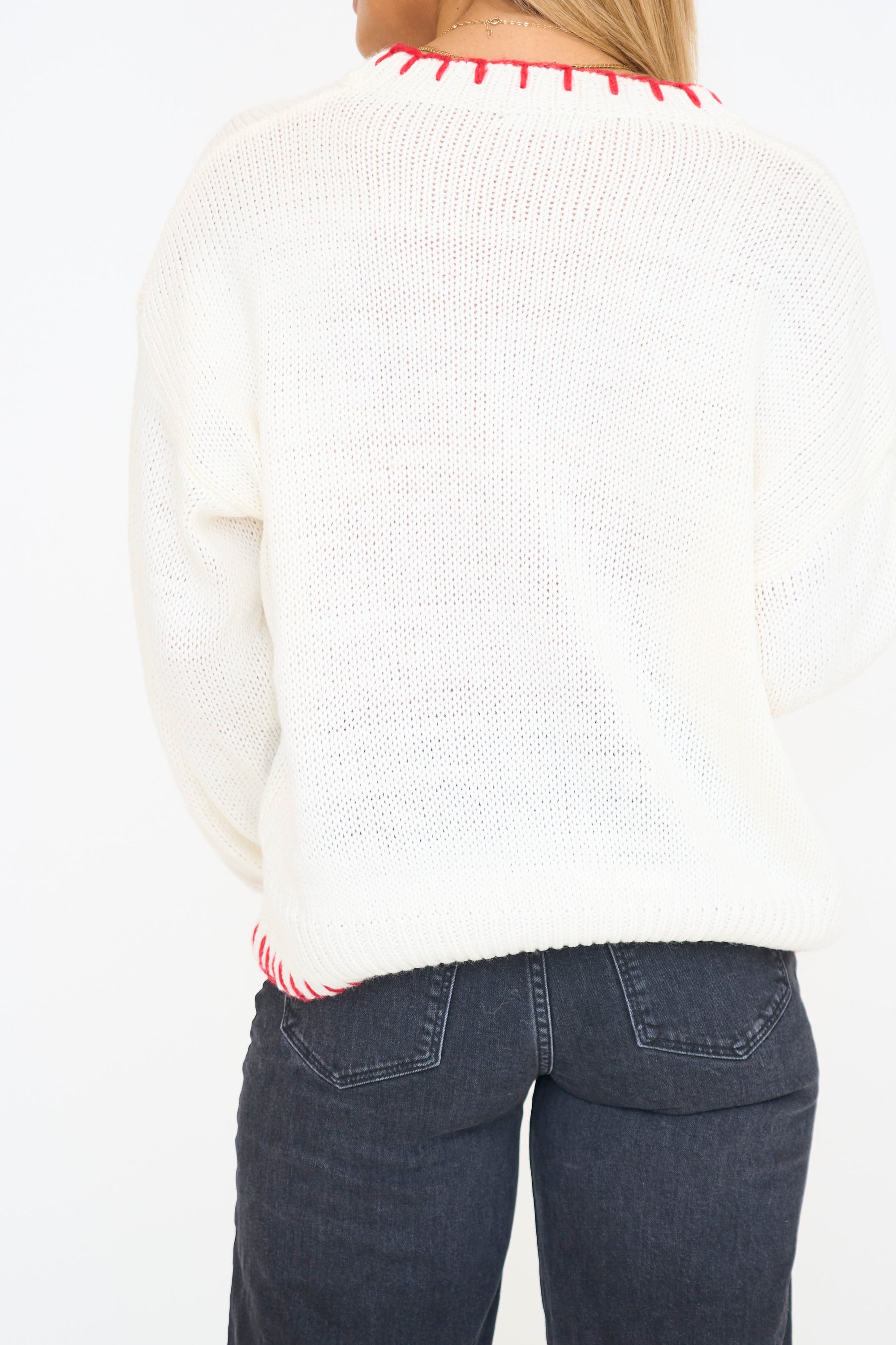 Bow Stitched Sweater