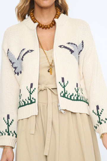 Songbird Zip Sweater