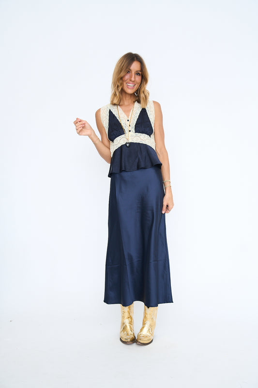 Satin Maxi Skirt