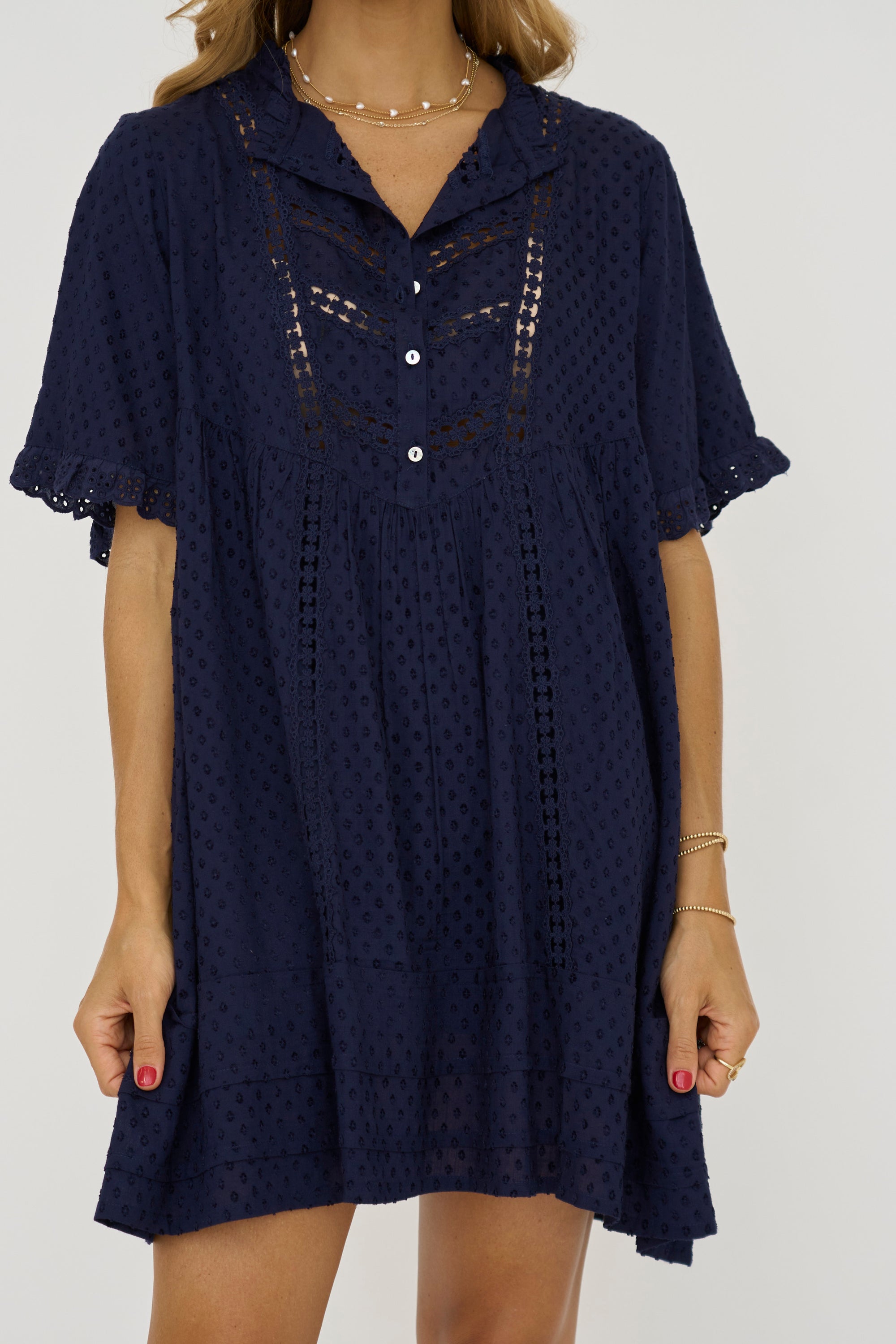 Anny Dress in Navy