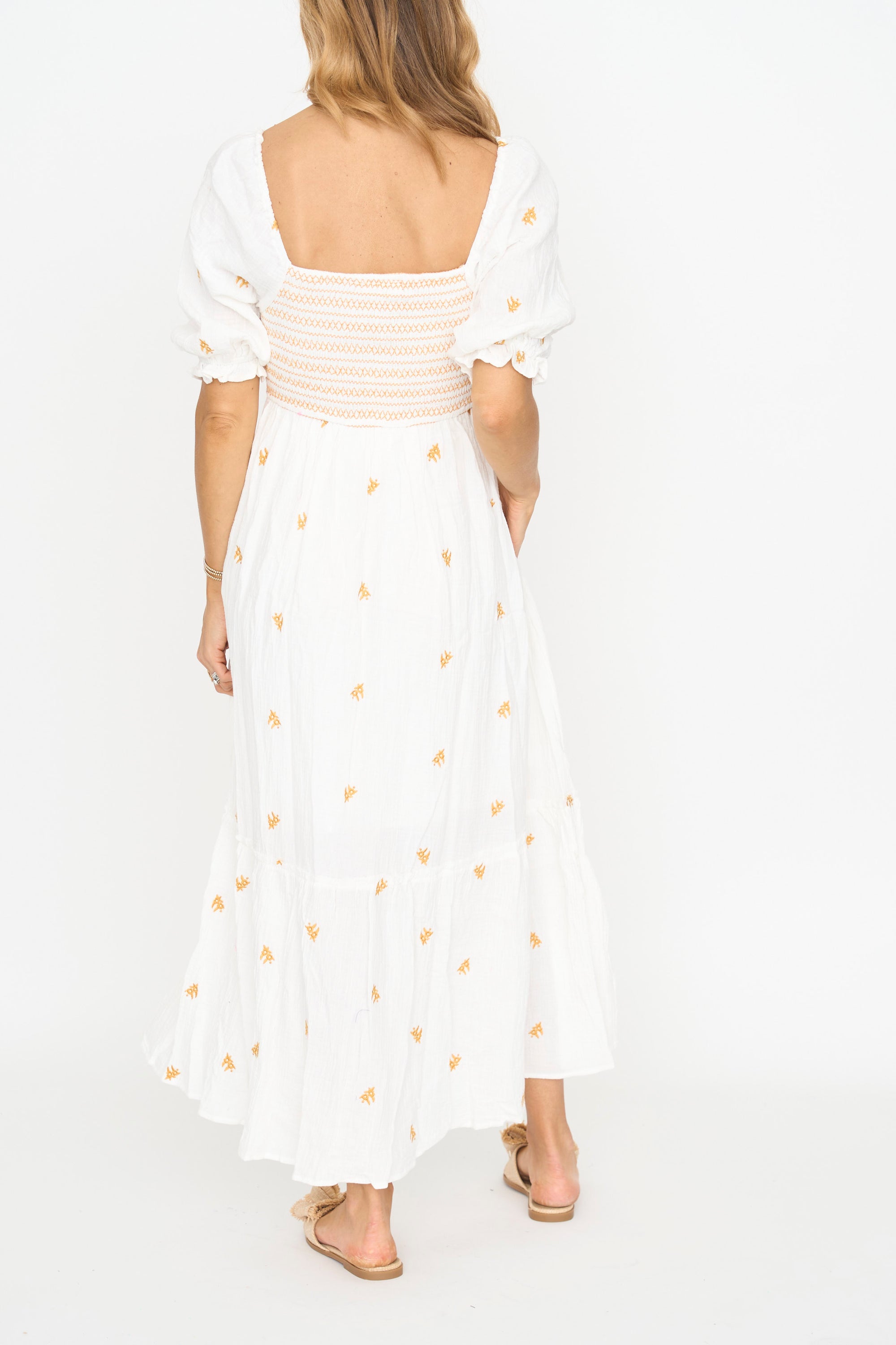 Sibbie Embroidered Maxi Dress