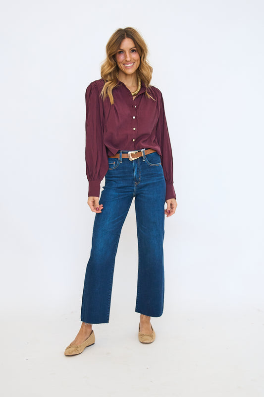 Pleaser High Rise Wide Ankle - Magic Hour