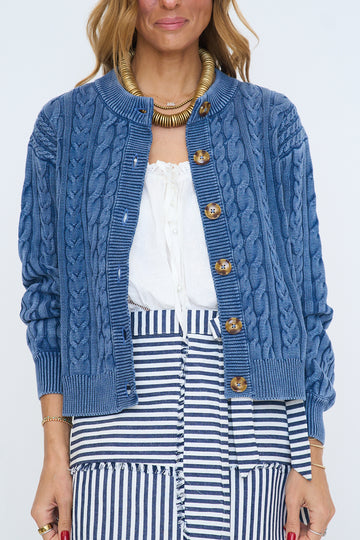 Denim Blue Janet Cardigan