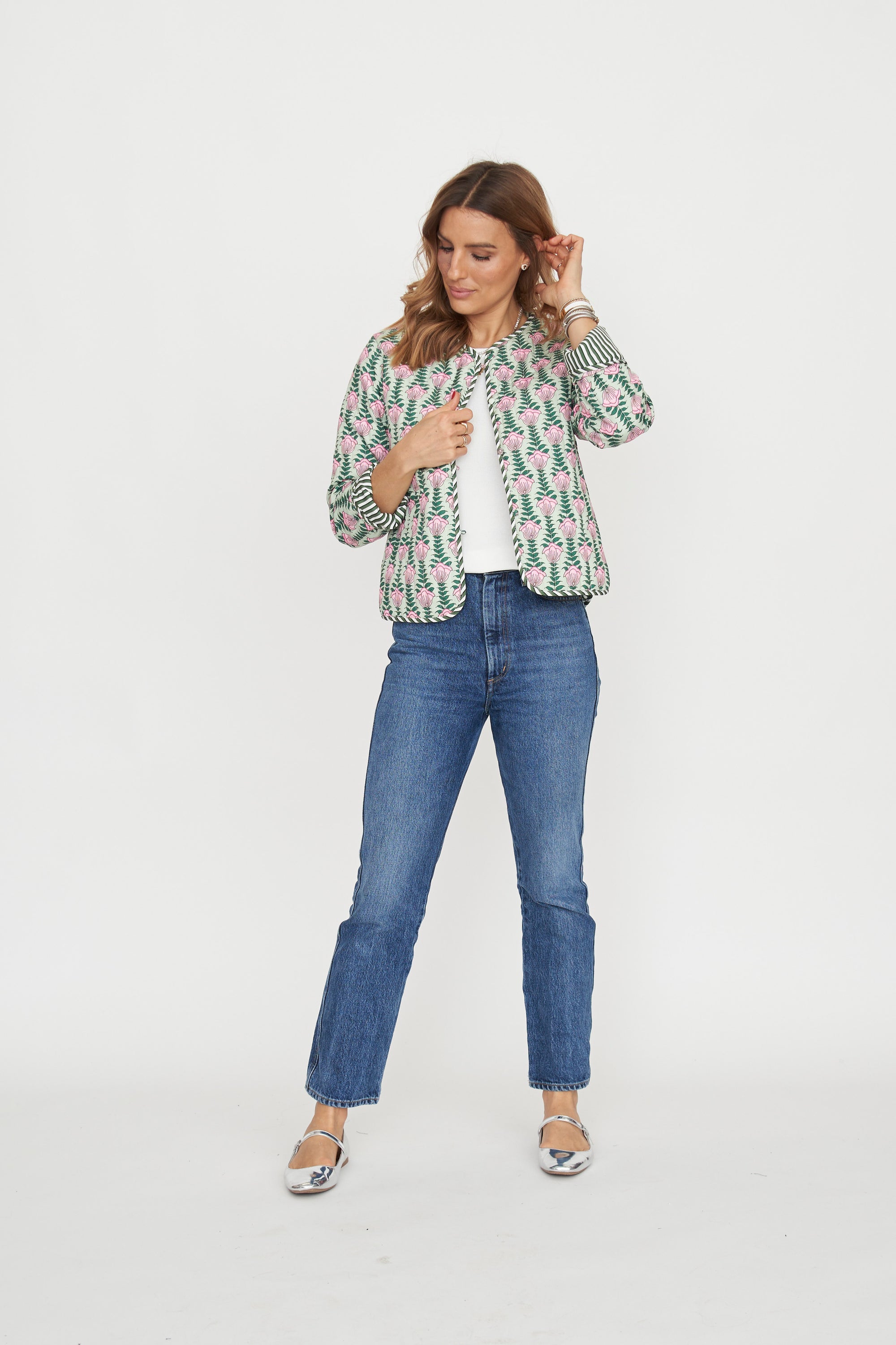 Charlie Floral Quilted Jacket