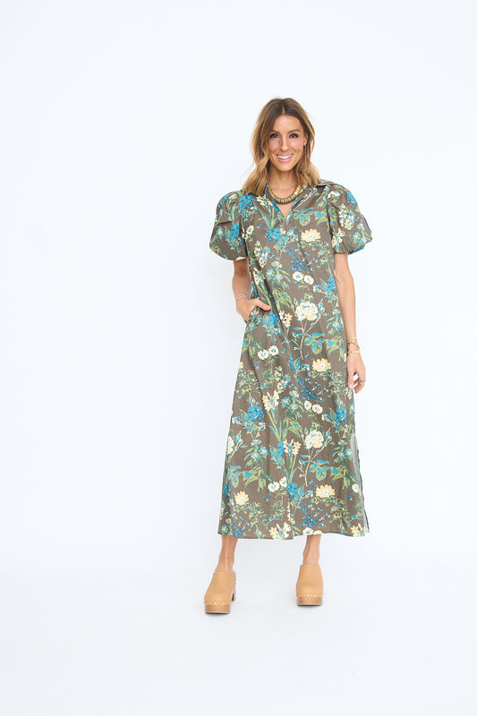 Erin Collared Maxi Dress