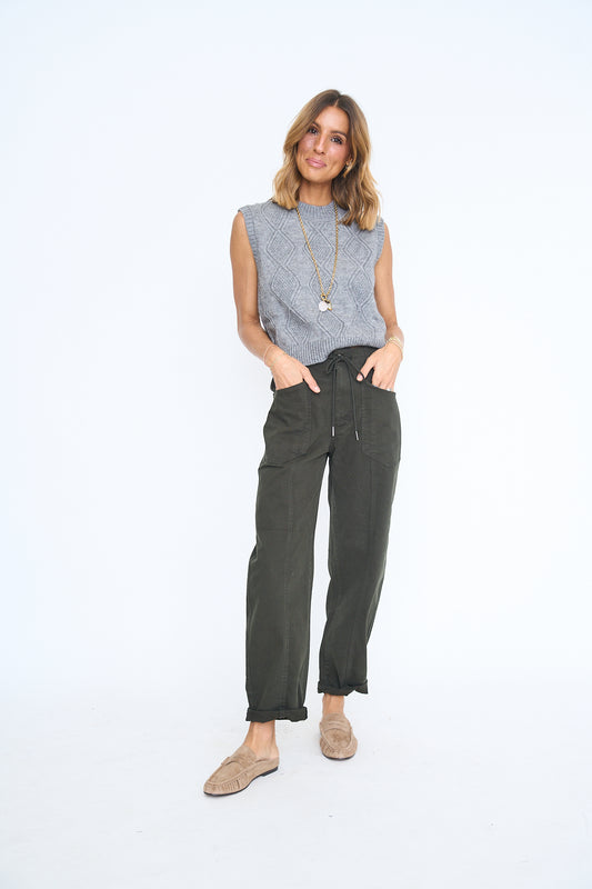 Campus Girl Geometric Sweater Vest
