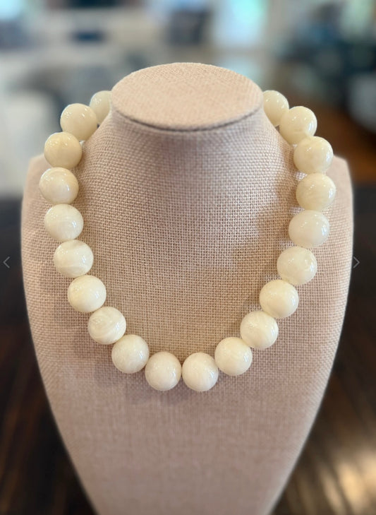 Glossy Chunky Bubble Necklace