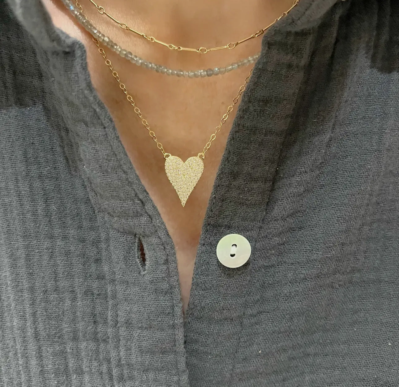 Broadway Heart Necklace