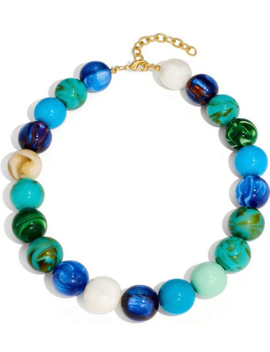 Mixed Bauble Bead Necklace