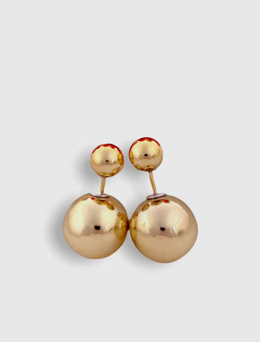 Double Pearl Studs
