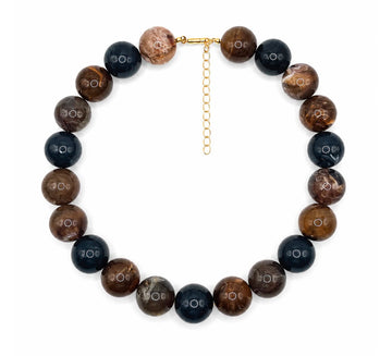 Glossy Chunky Bubble Necklace