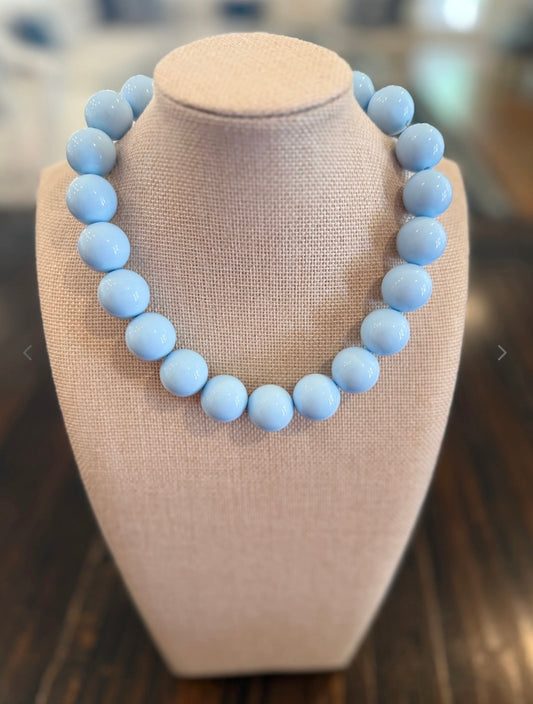 Glossy Chunky Bubble Necklace