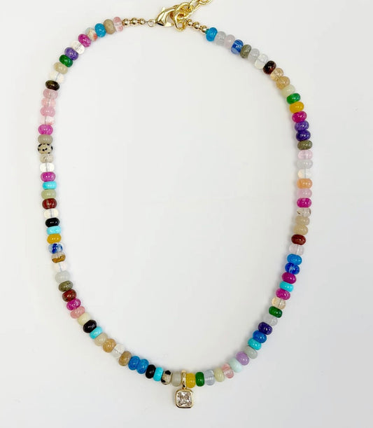Ronnie Necklace W/Bezel
