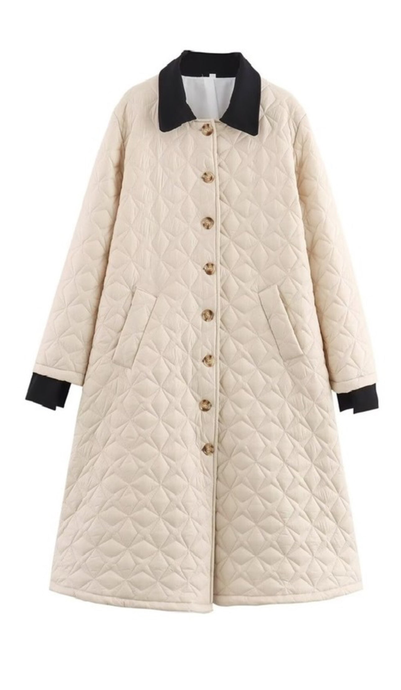 Quilted Trench Coat