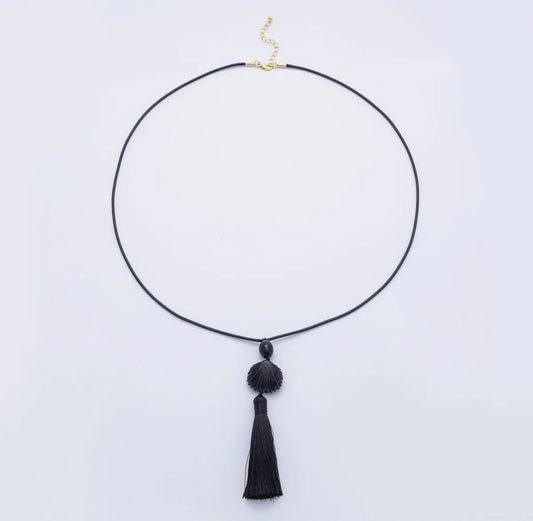 Seashell Tassel Necklace