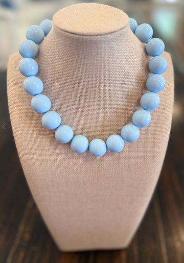 Glossy Chunky Bubble Necklace