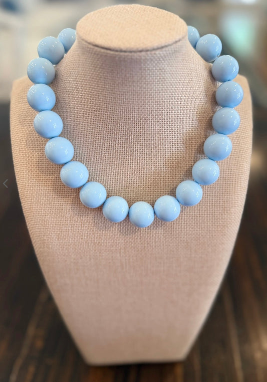 Glossy Chunky Bubble Necklace