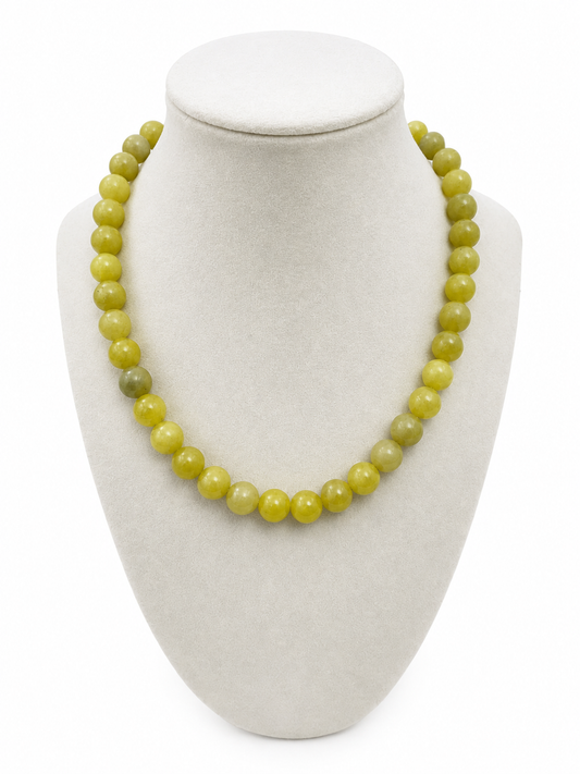 Chartreuse Bubble Necklace