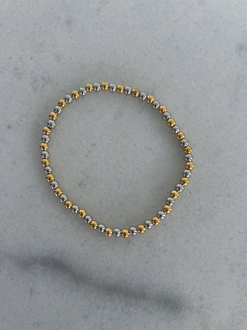 Two Toned Beaded Bracelet