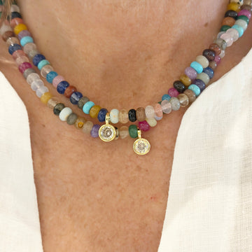 Ronnie Necklace W/Bezel