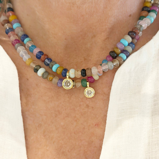 Ronnie Necklace W/Bezel