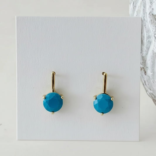 Turquoise Rosie Earrings