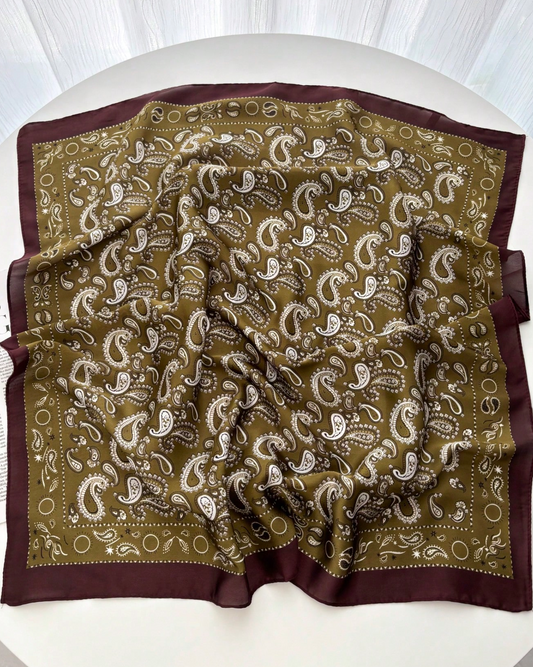 Fall Trendy Silk Scarf