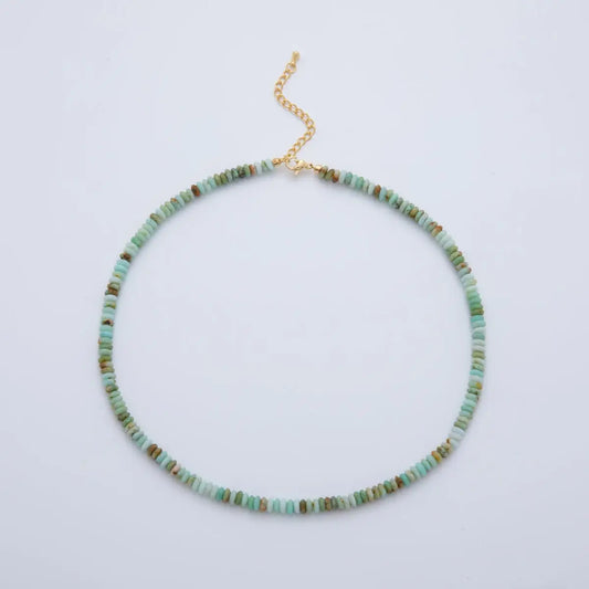 Amazonite Gemstone Choker Necklace