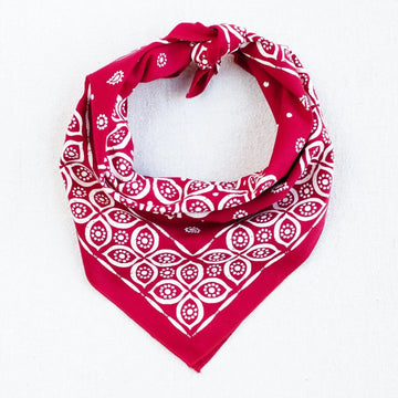 Red Paisley Bandana