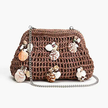 Crochet Shell Clutch