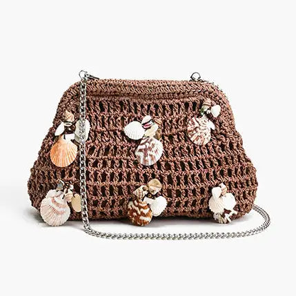 Crochet Shell Clutch